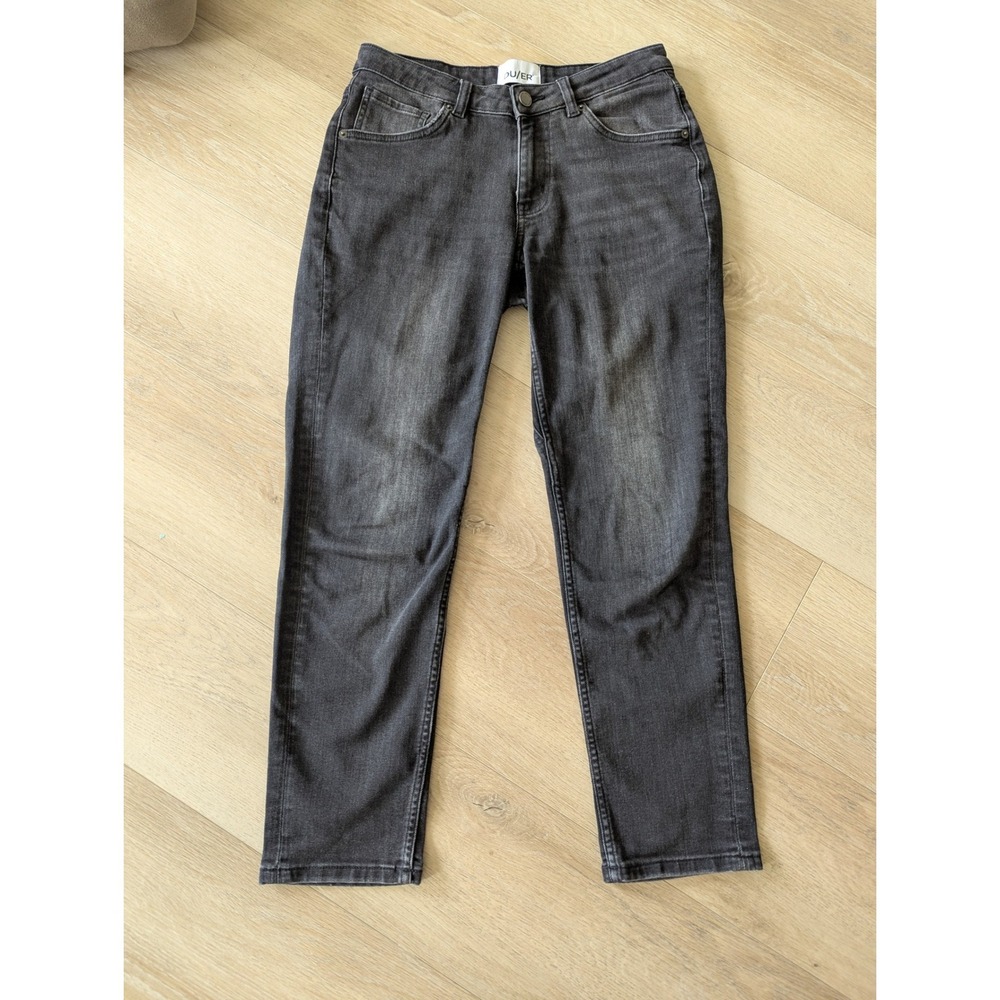Duer Women Performance Denim Slim Jeans Faded Black WFLR2616 Size‎ 27x28